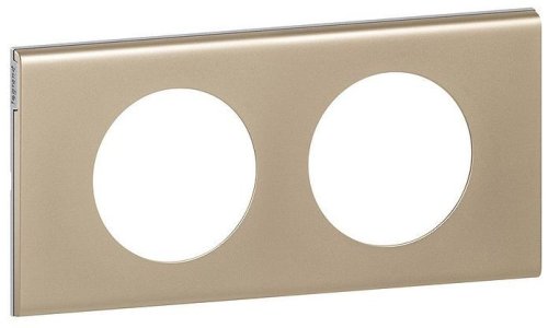 Рамка универсальная Legrand Celiane Corian 2-м. металл никель велюр картинка